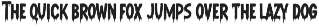 Soulcore Horror Display Font preview