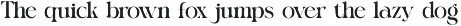 Volgue Modern Serif Font preview