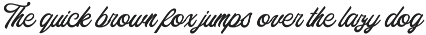 Saturide Script Font preview