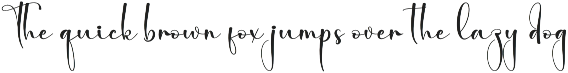Mountain | Script Font preview