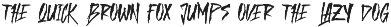 Gotriez Handmade Brush Rough Font preview