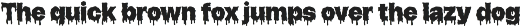 Zombie Hunger Halloween Zombie Font preview