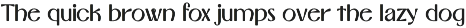 Broadway Flower Sans Serif Ligatures font preview