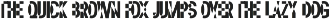 SHADOW Experimental Display Font font preview