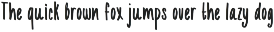 Creative rebellion "Quick" font preview