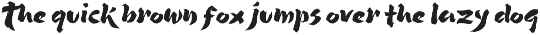 Ninja Kage - Japan Brush Style Font font preview