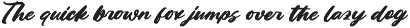 Factun Blacki Bold Calligraphy Font preview