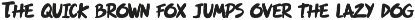 Ghazel Urban Brush Font preview