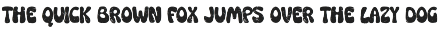 Peachy Rounded is a groovy font preview