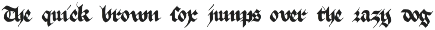 True Blackletters font font preview