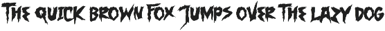 Darkvas -Scary and cool display font preview