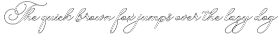 Lamborghini Script font preview
