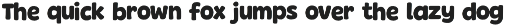 Toony Puff - Cheerful Display Font font preview