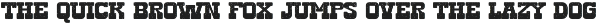 Bricktone is a Retro slab serif font preview