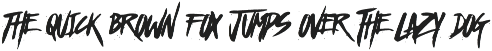 Haze New - Thriller Font font preview