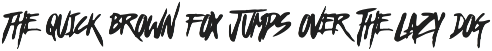 Haze New - Thriller Font preview
