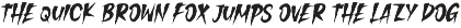 Danger Burnout - Horror Movie Font preview