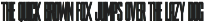 Squints font preview