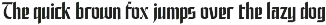 Tourah Shock Typeface preview