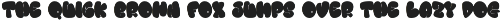 Dropdrips Bubble Display Font font preview