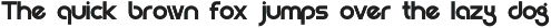Gegola - Futuristic Rounded Display font preview