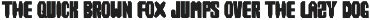 Kragdent - Block Heavy Display font preview