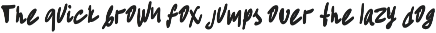 Wild marker handwritten font preview