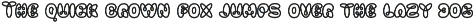 VT Bomble–Unique Bubble Display Font preview