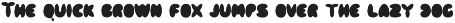 VT Bomble–Unique Bubble Display Font preview