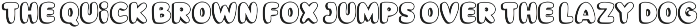 Outline Bubble - Bubble Font Types preview