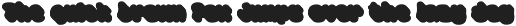 Happy Groov Layered Retro Font preview
