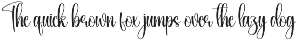 Bouquet | Script Font preview