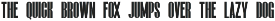 Hunga - Condensed Font preview