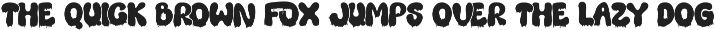 Thinkers Dripping Font preview