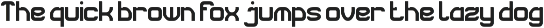Enter Action font preview