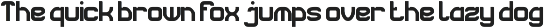 Enter Action font preview