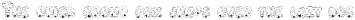Spring-PNG fonts preview