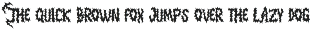 Cimmerian Blackmetal Liggature Font preview