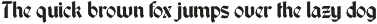 Break Roman Typeface font preview