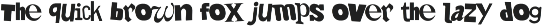 HF Dutspunk Display Font font preview