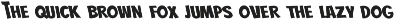 Blacksoil Guard Font preview
