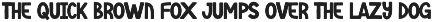 JUMPER – All-Caps and Numbers Font preview