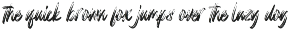 Gattergone Rough Brush Font preview