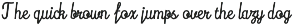 CS Alicent – Script Font preview