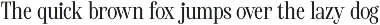 CS Alistair – Classic Font preview