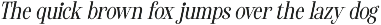CS Alistair – Classic Font preview