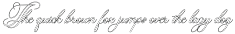 Georghina Script Pro font preview