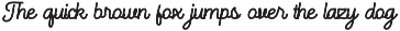 Slightly Famous Monoline Script Font font preview