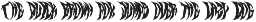 The King Crab font preview