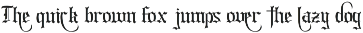 Dark Spire Blackletter Font preview
